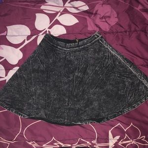 Nasty Gal Stonewashed Skater Skirt